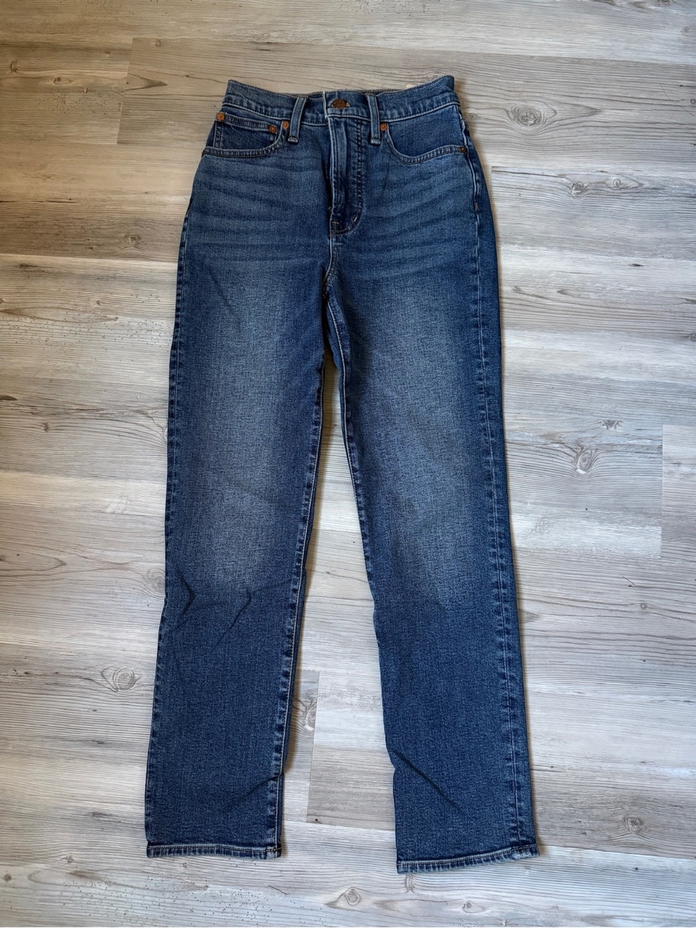 Madewell Women's Straight Leg Jeans in Dark Indigo